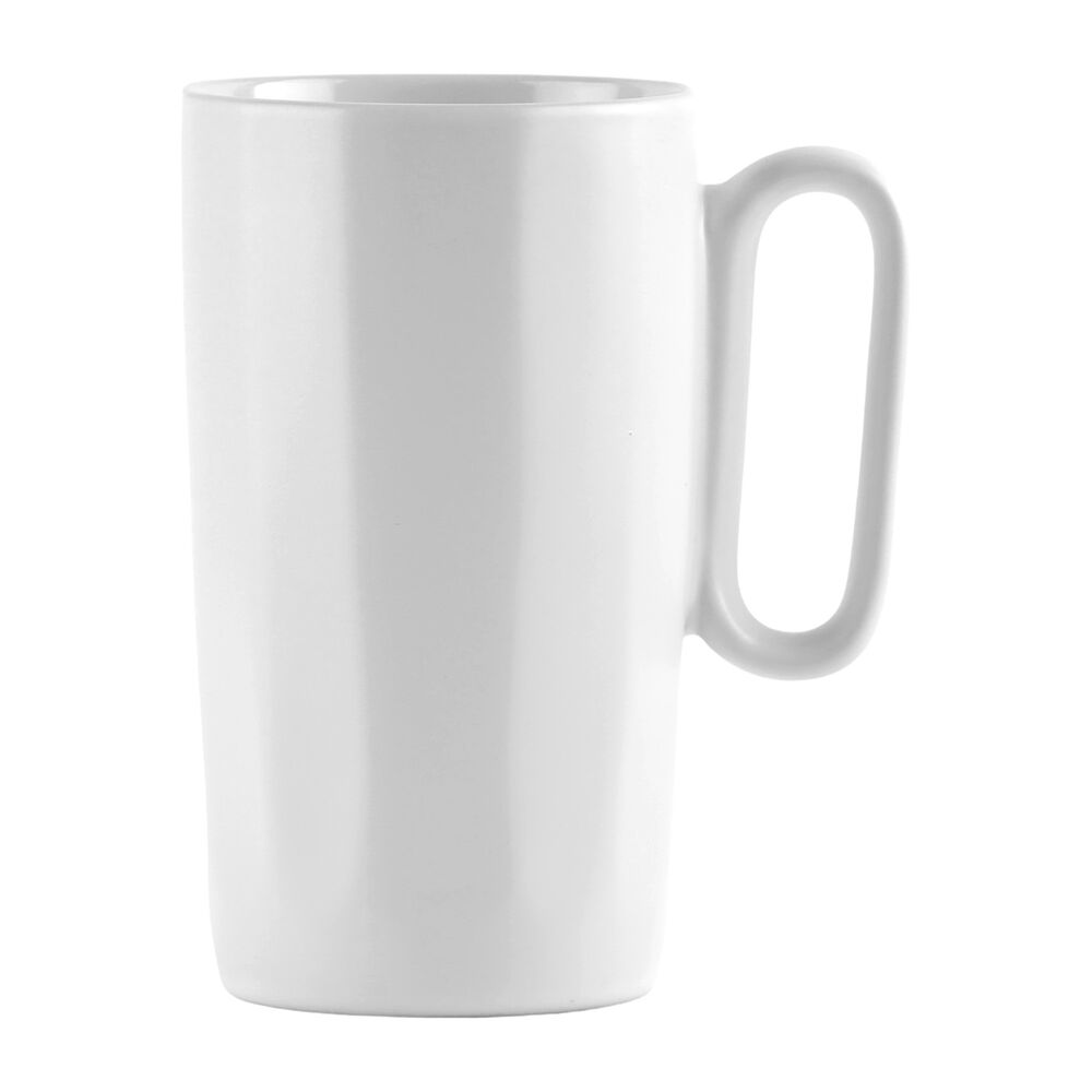 VIALLI DESIGN Kubki ceramiczne z uchem Vialli Design Fuori, 330 ml, 2 sztuki, białe