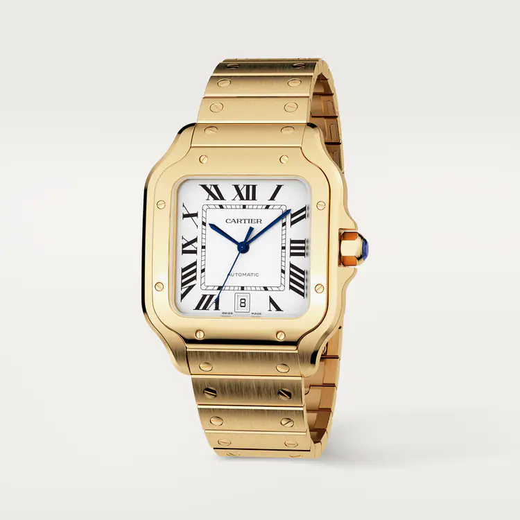 [2026 Mirror Grade]SANTOS Gold 39.8mm