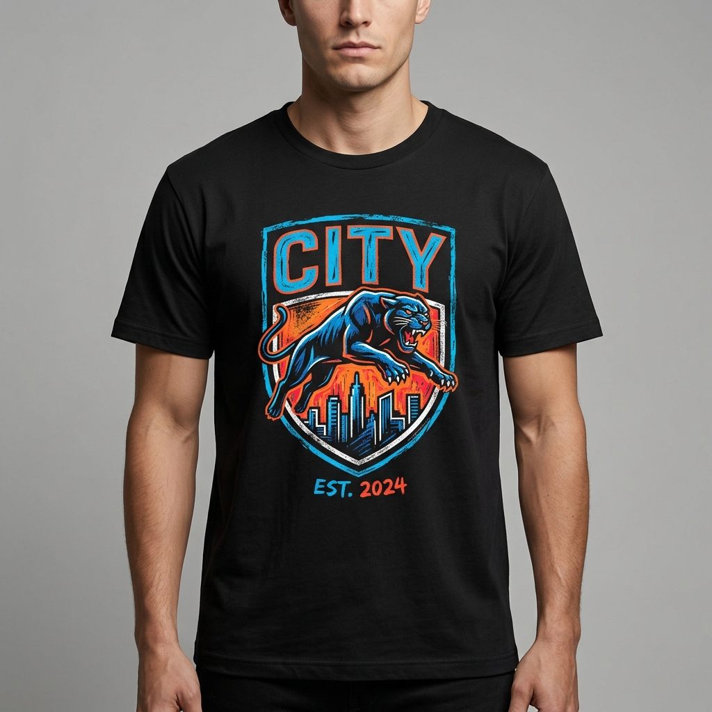 City Varsity Tee, Vintage Athletic Graphic T-Shirt, Unisex Streetwear Shirt CityTee3