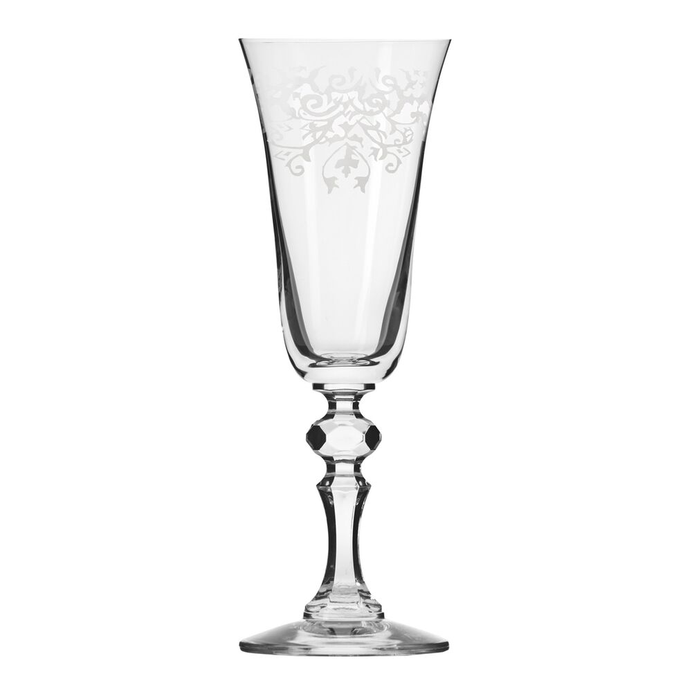 KROSNO Komplet 6 kieliszków KROSNO KRISTA DECO, 150 ml, do szampana