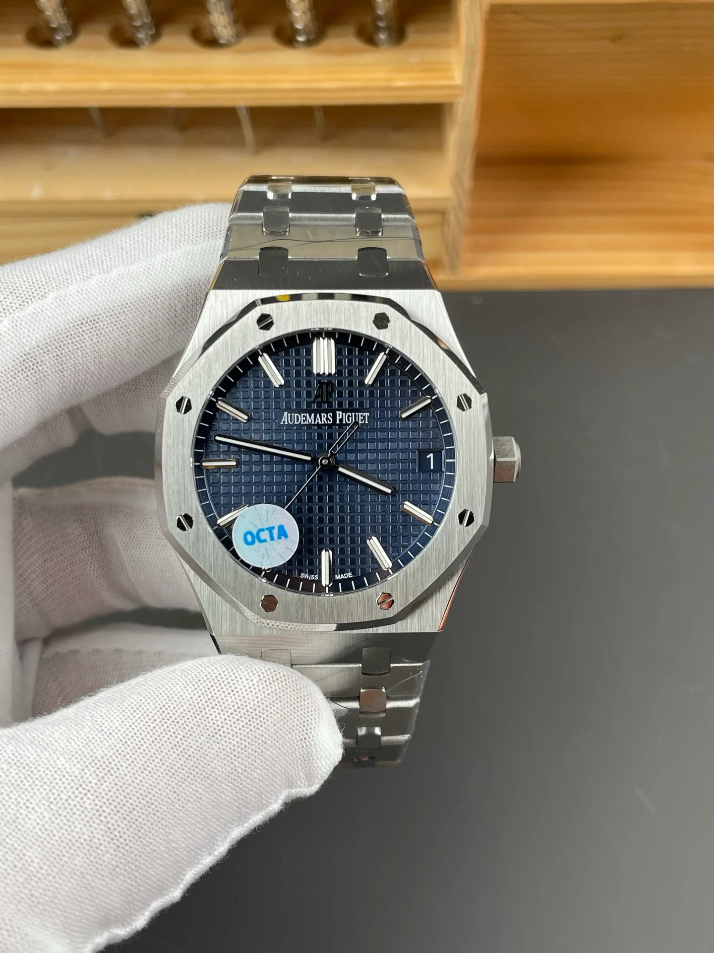 Royal Oak 15500 Blue Dial