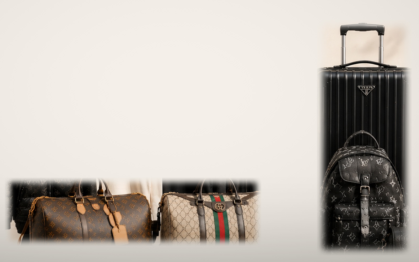 Luggage from leading brands