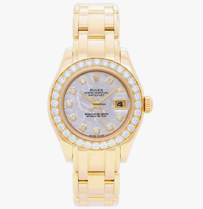 [2026 Mirror Grade]Rolex Lady-Datejust Pearlmaster Ladies Masterpiece/Pearlmaster Gold and Diamond Watch 80298