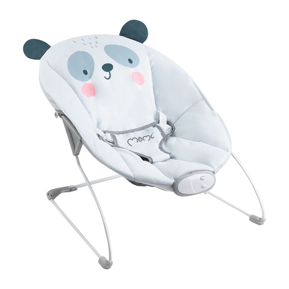MOMI Leżaczek bujaczek MoMi Glossy Panda, 8 melodii