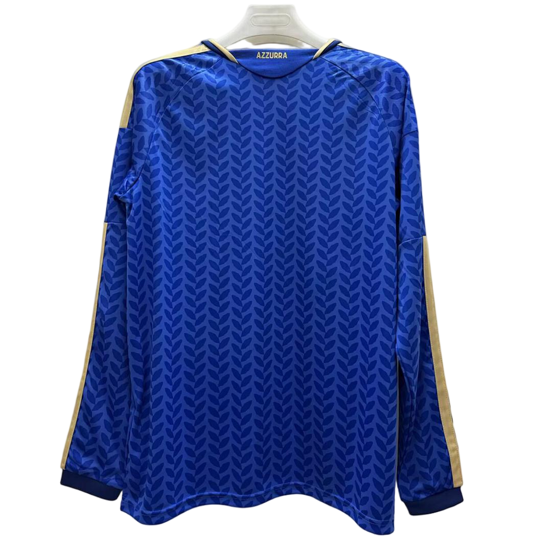 Italy Soccer Jersey Home Long Sleeve Custom Shirt World Cup 2026
