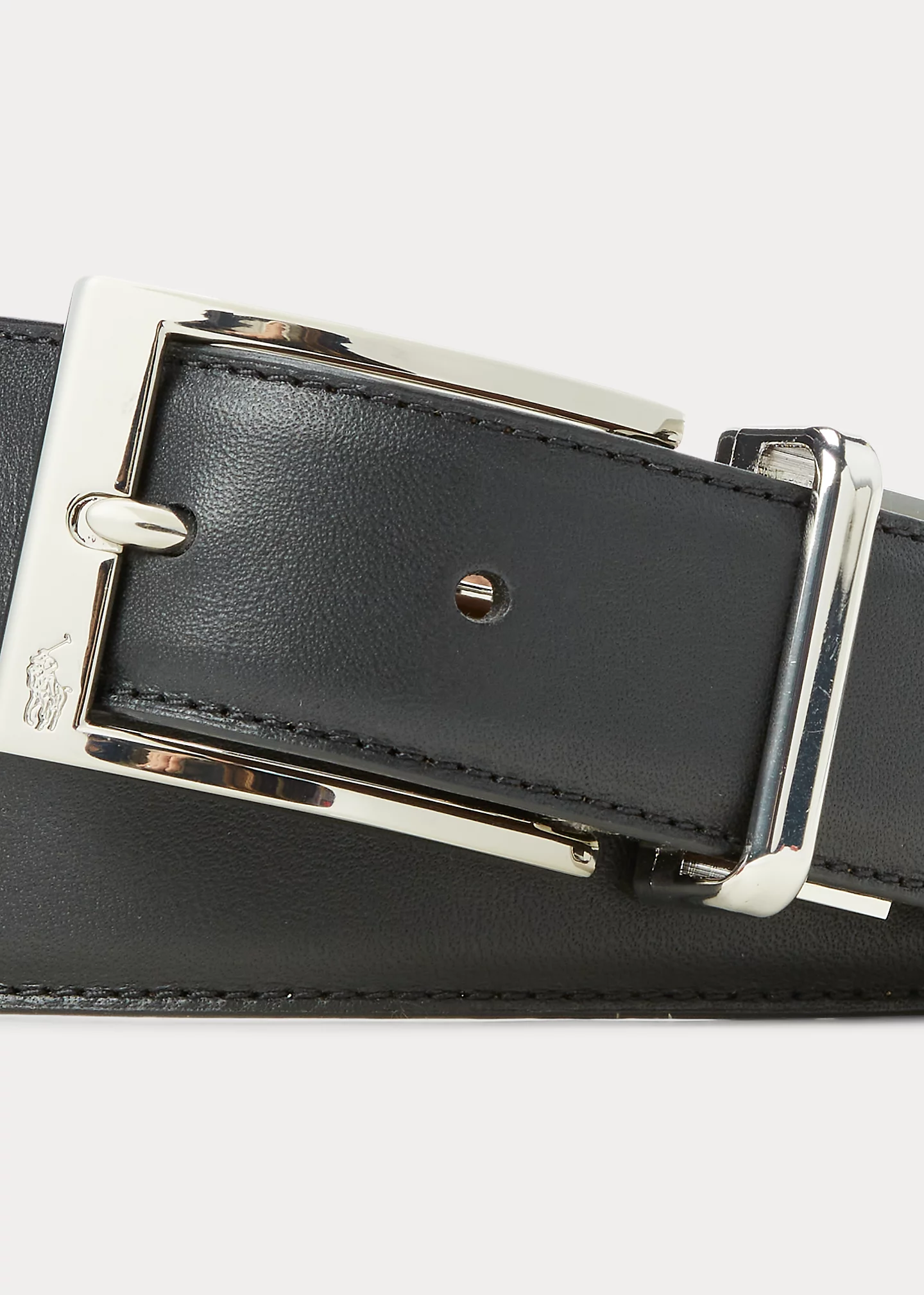 Reversible Leather Dress Belt