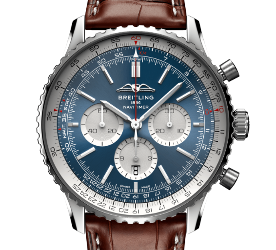 [2026 Mirror Grade]Breitling AB0137211C1P1 Navitimer B01 Blue Dial