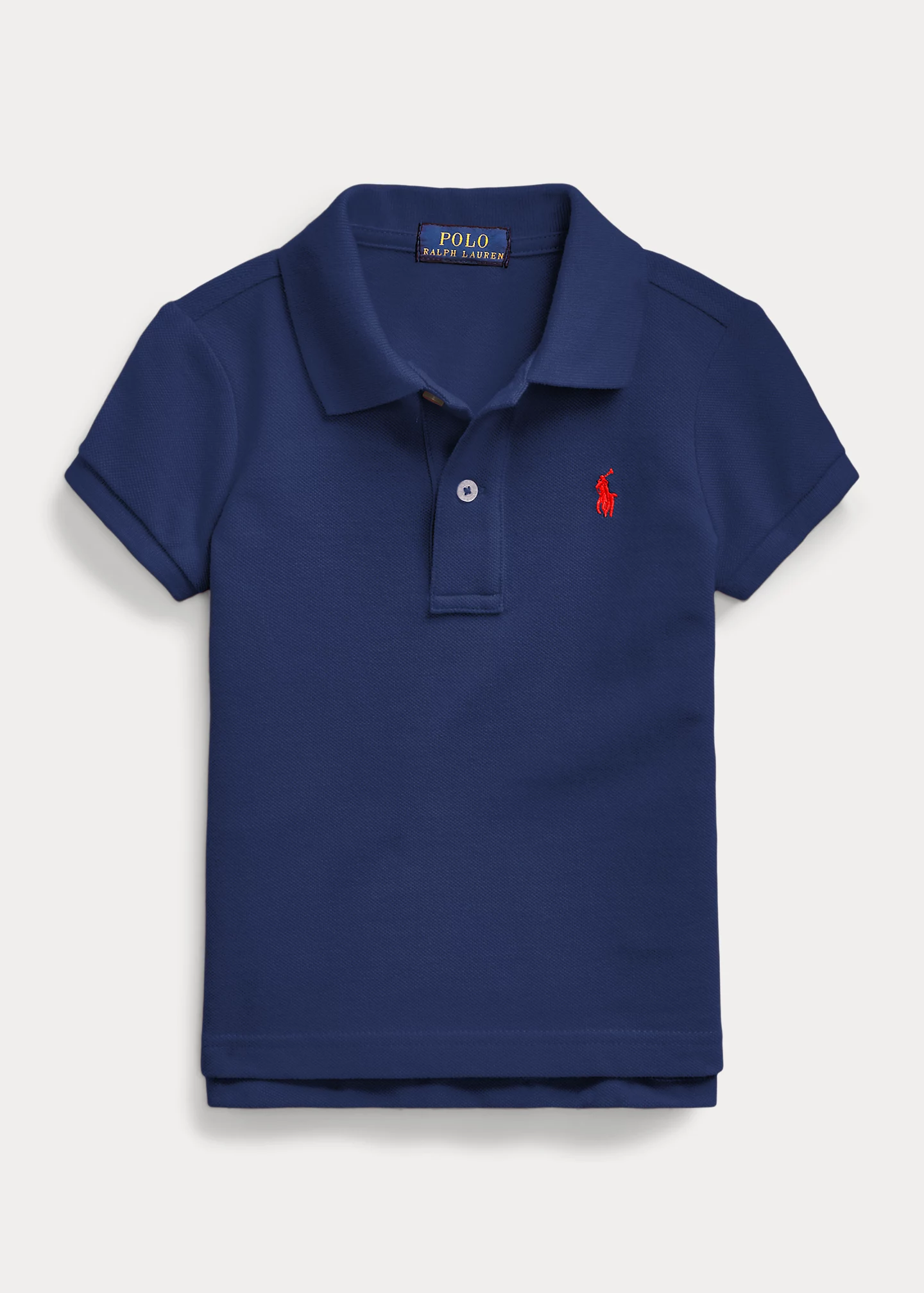 Cotton Mesh Polo Shirt