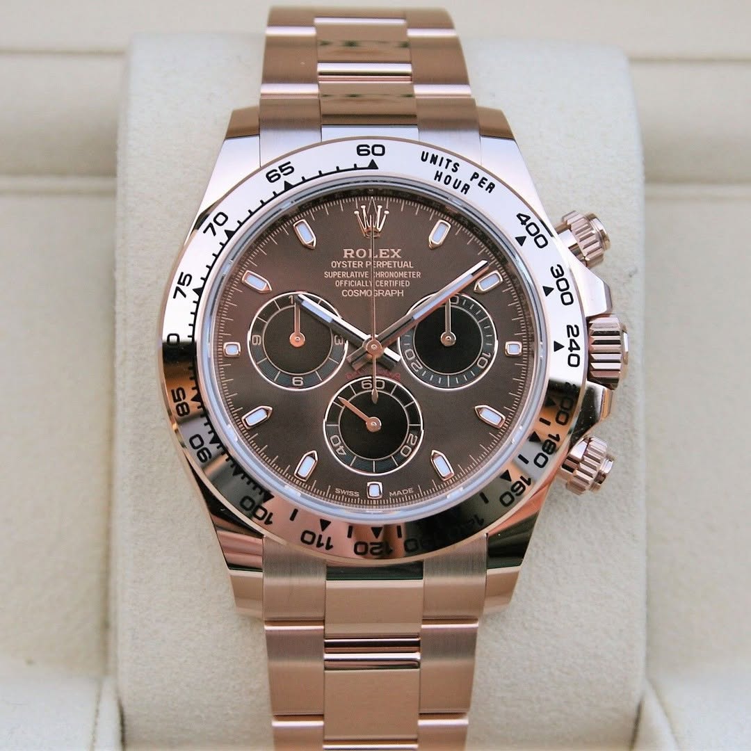 [2026 Mirror Grade]Rolex Daytona 36mm Rose GoldChocolate Dial  m126505