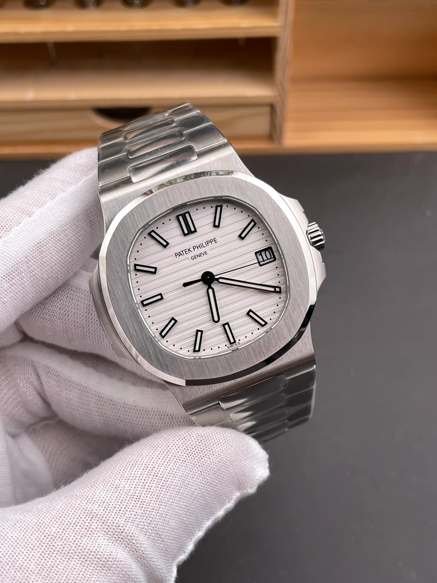 Nautilus 5711 White Dial