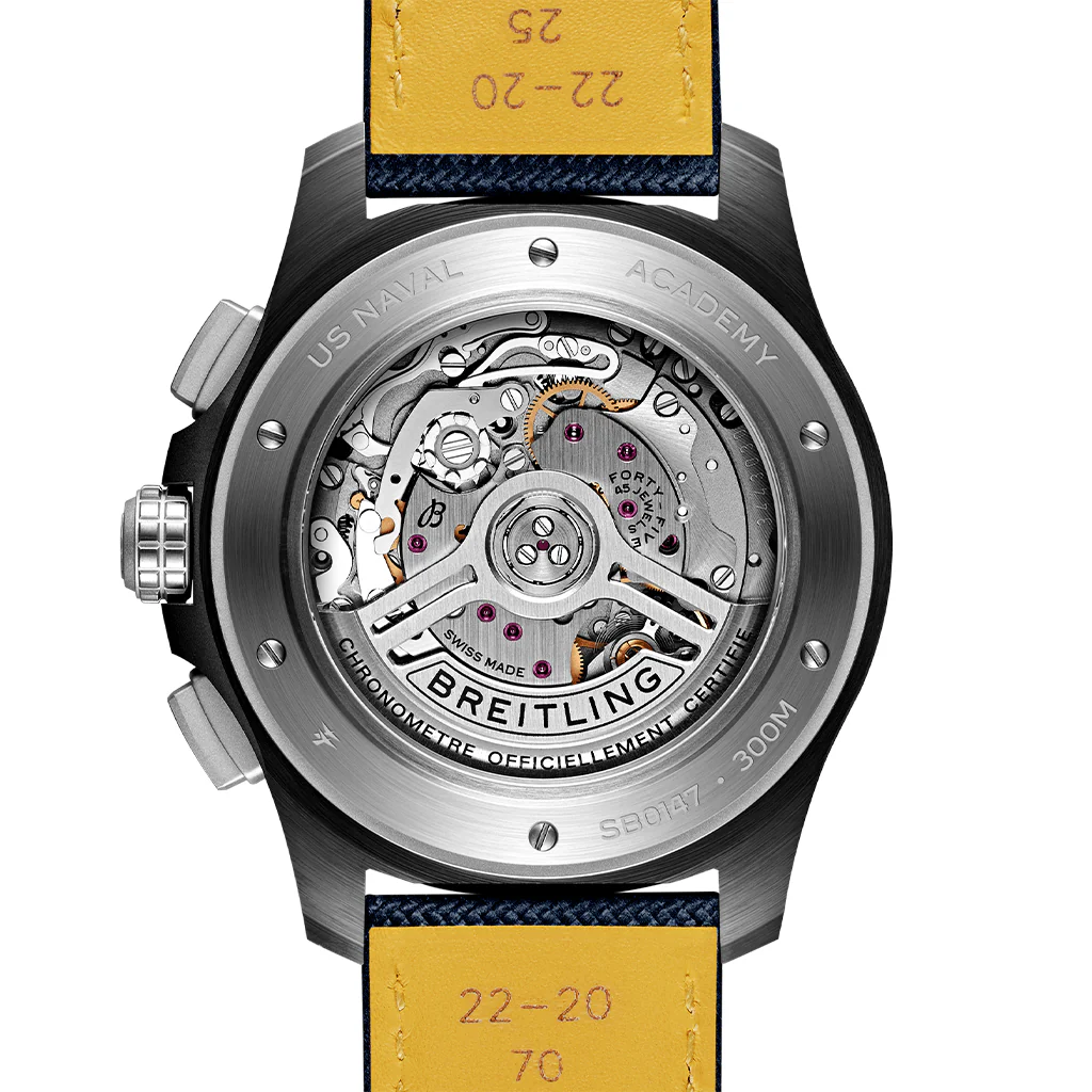 [2026 Mirror Grade]Avenger B01 Chronograph 44 Night Mission US Naval Academy SB01474A1C1X1