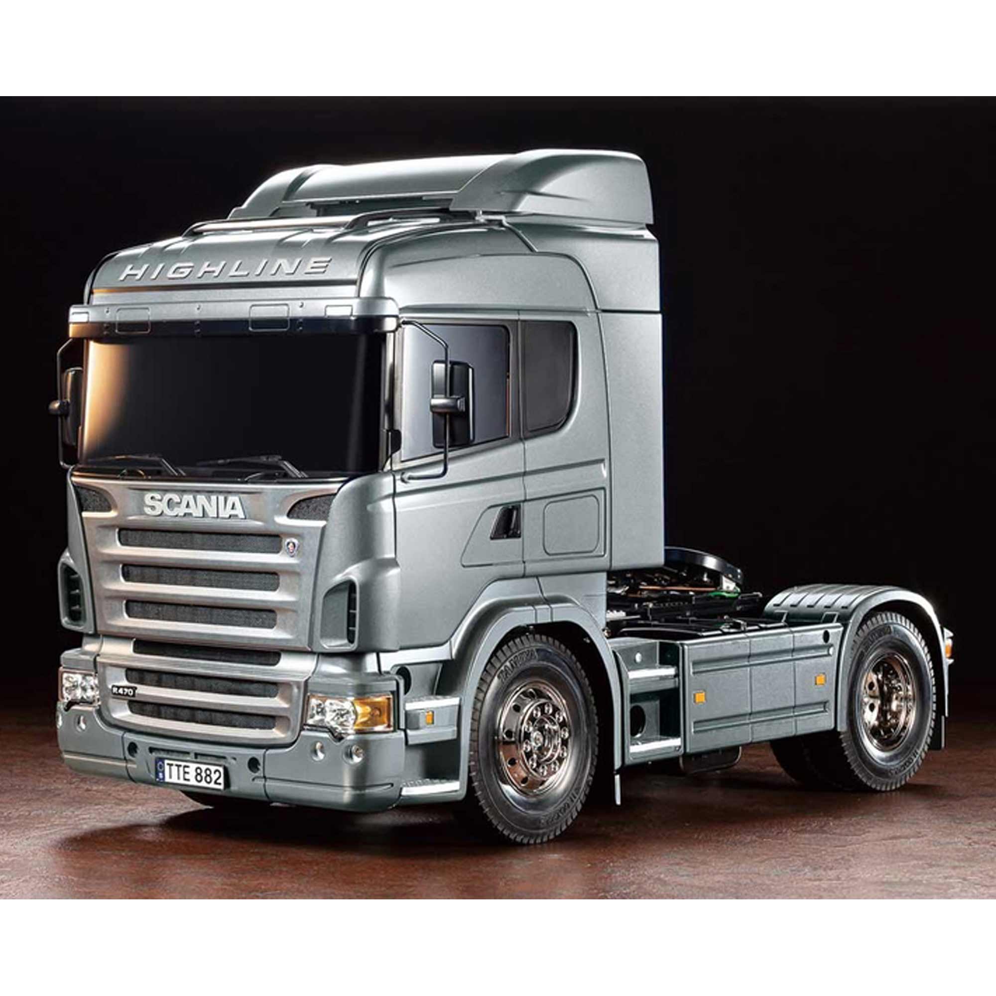 1/14 Scania R470 6X4 Tractor Truck Kit, Silver