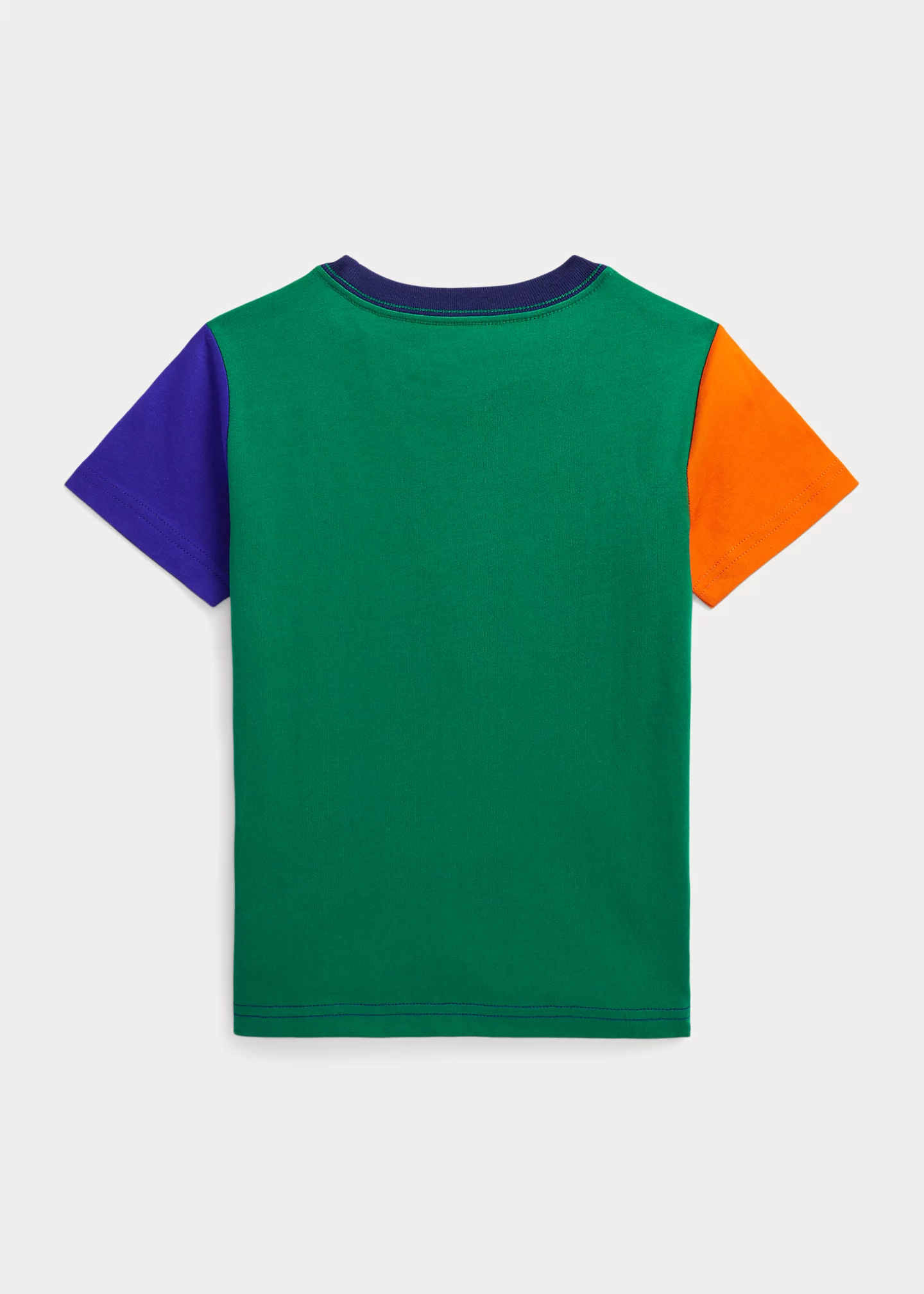 Color-Blocked Cotton Jersey Tee