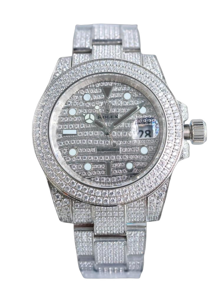 [2026 Mirror Grade]Rolex Submariner 116610LN Diamond Clad