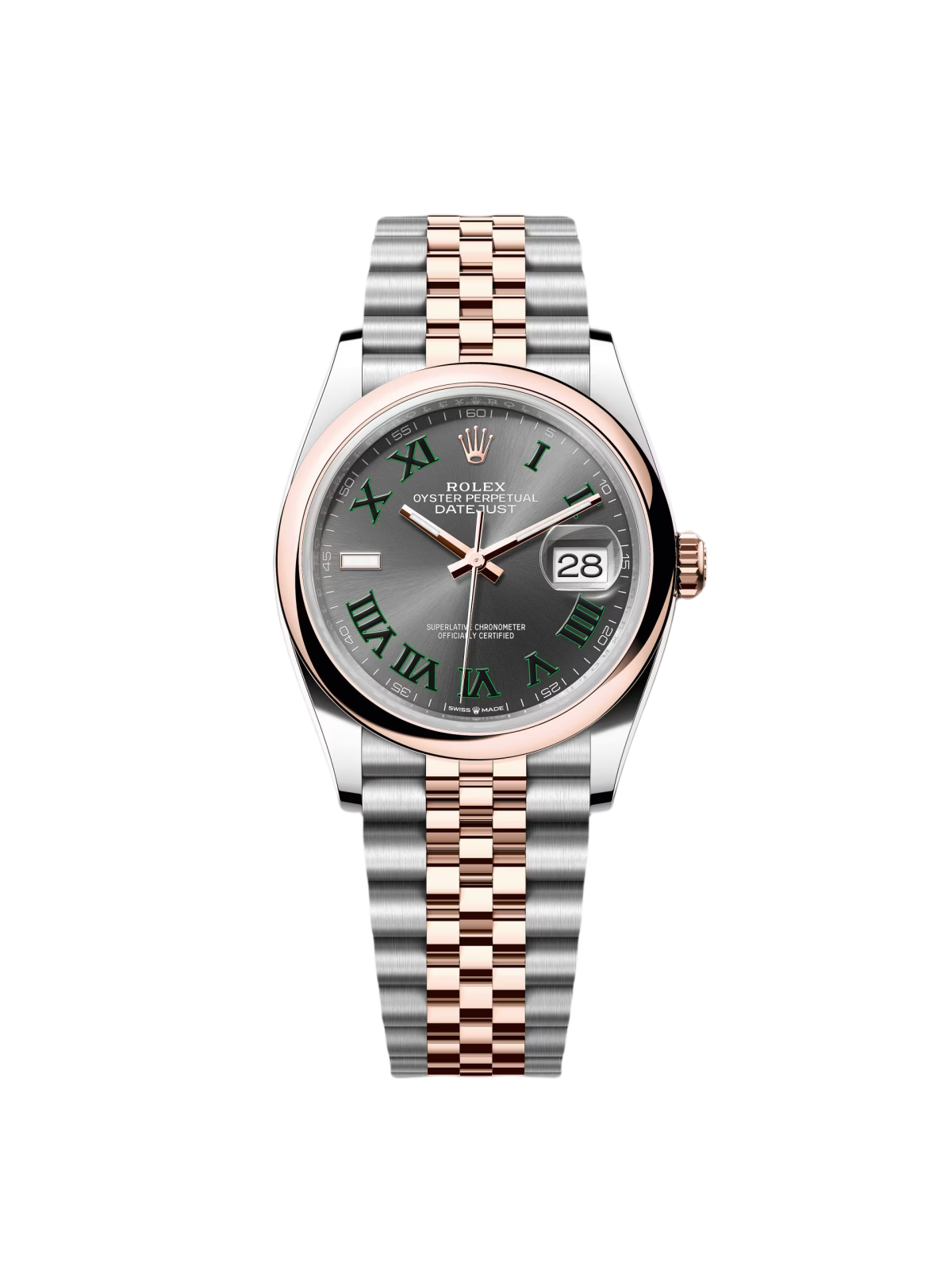 [2026 Mirror Grade]RLX  Datejust 36mm 126201 Slate Dial Jubilee Bracelet Watch