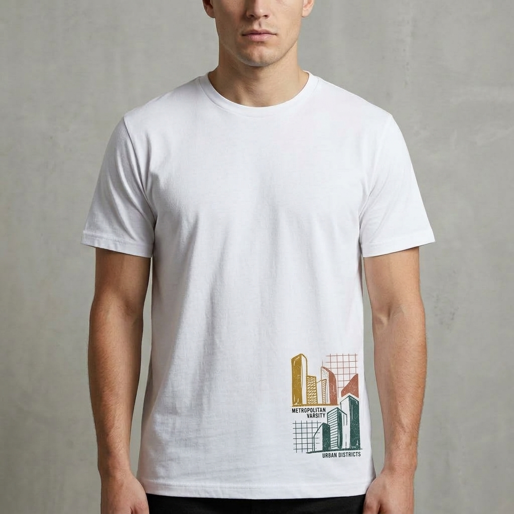 City Varsity Tee, Vintage Athletic Graphic T-Shirt, Unisex Streetwear Shirt CityTee3
