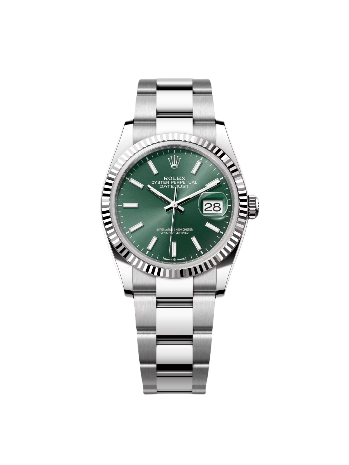 [2026 Mirror Grade]RLX  Datejust 36mm 126234 Mint Green Dial Jubilee Bracelet Watch