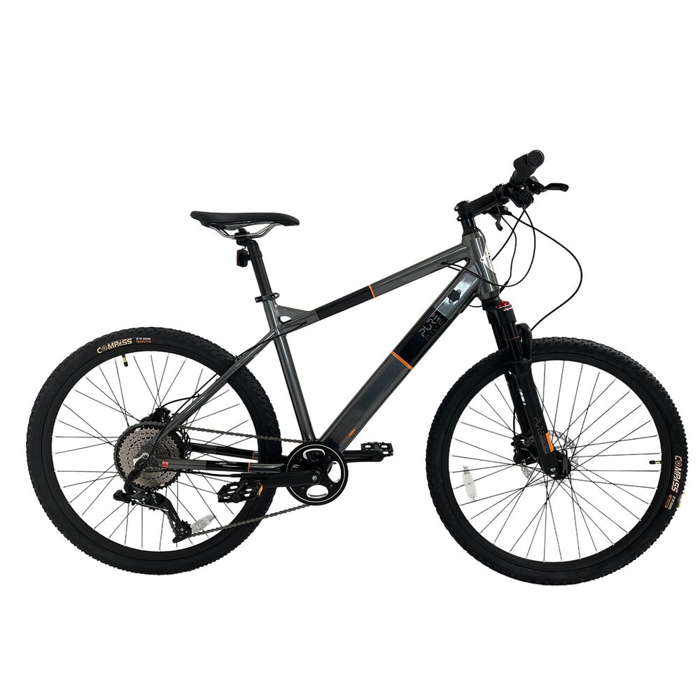 PUREBIKE Rower elektryczny górski Purebike Classic MTB1O, 27,5”, szary