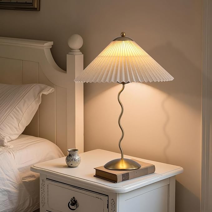 Pleated Table Lamp