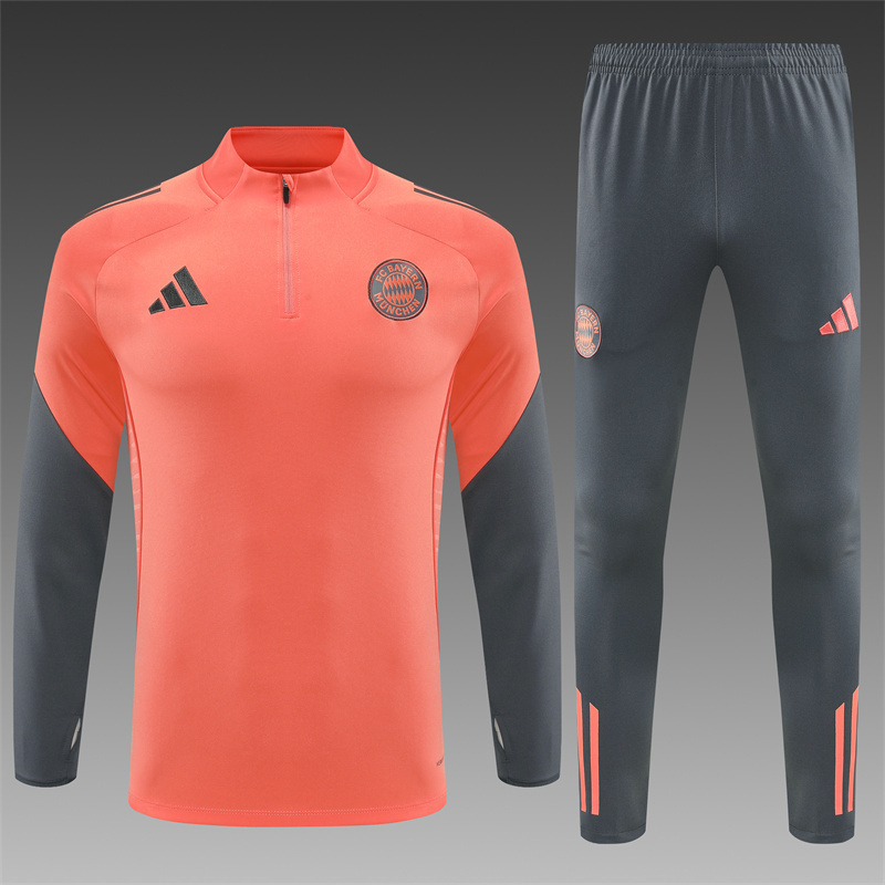 Bayern Munich Training Kit (Sweatshirt+Pants) Orange 2025/26