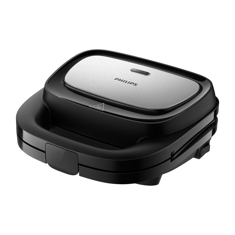 PHILIPS Opiekacz do kanapek 3 w 1 Philips HD2350/80 Seria 5000, 750 W, czarny