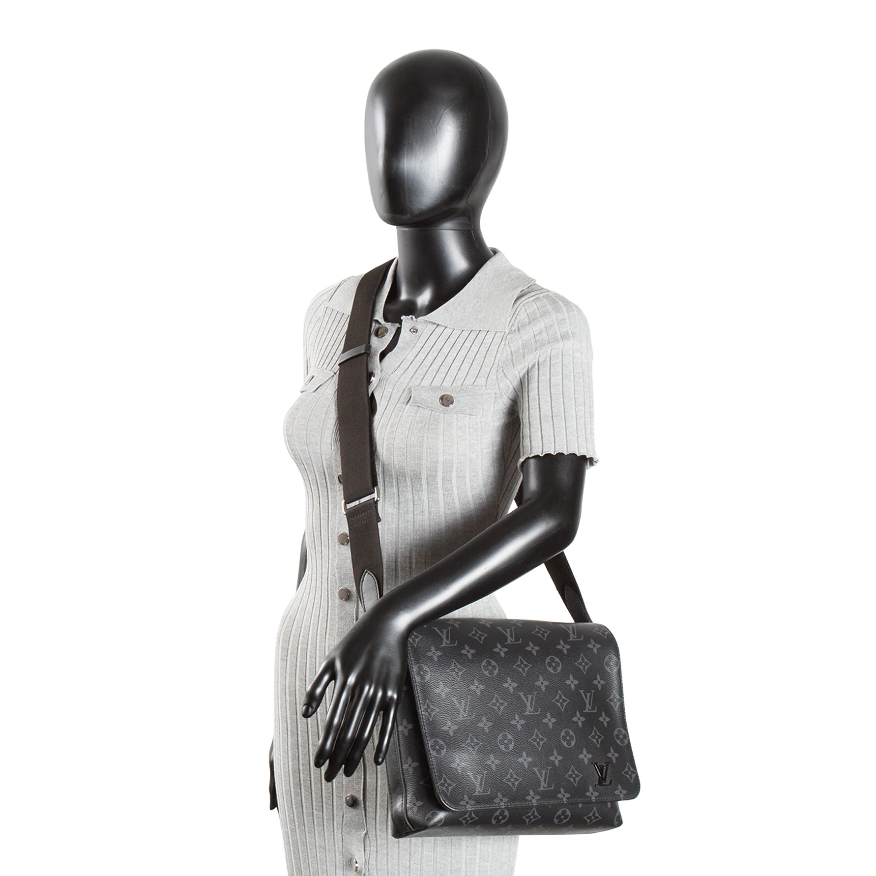 LOUIS VUITTON District Messenger PM - Monogram Eclipse