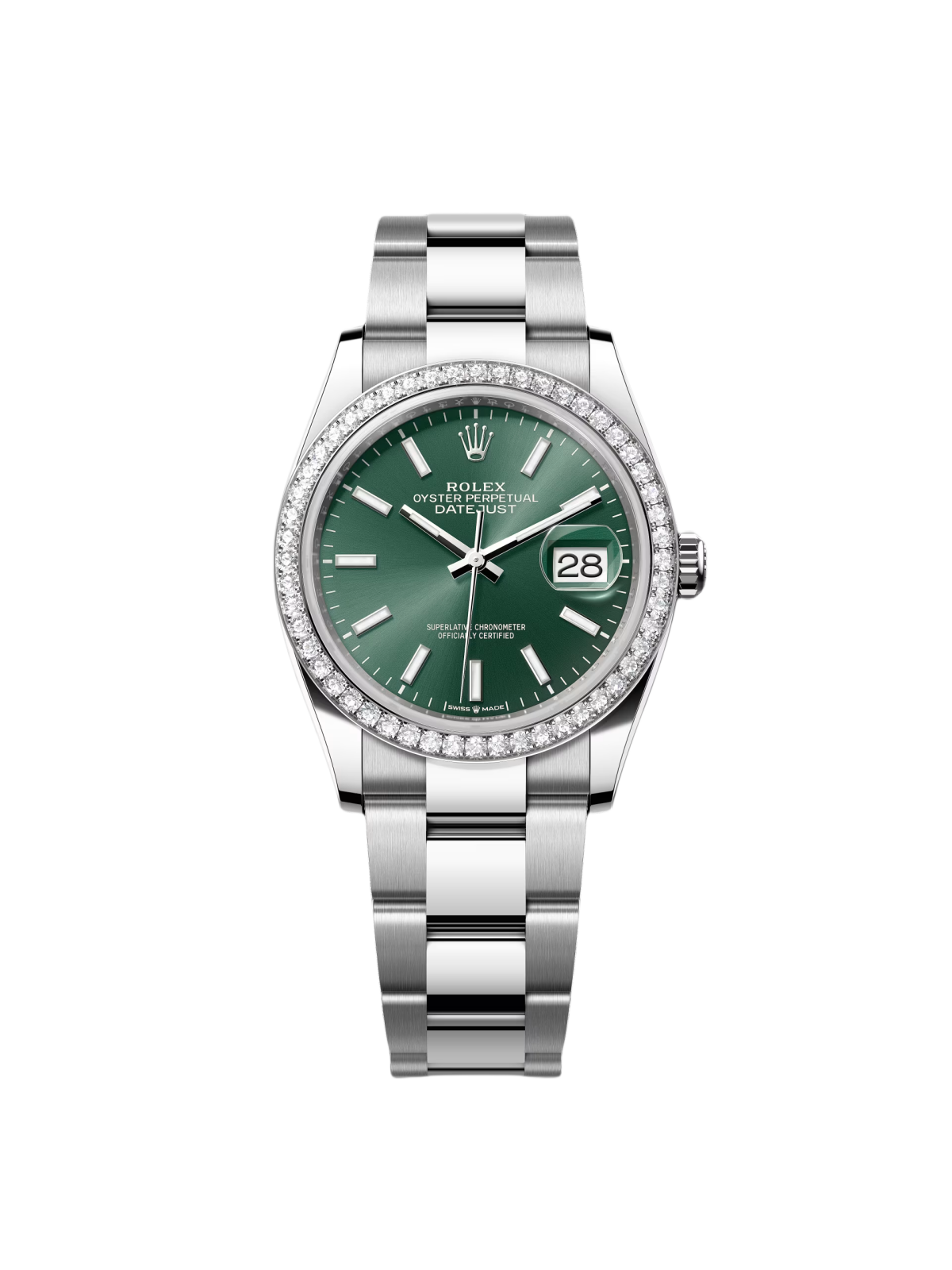 [2026 Mirror Grade]RLX  Datejust 36mm 126284 Green Dial Jubilee Bracelet