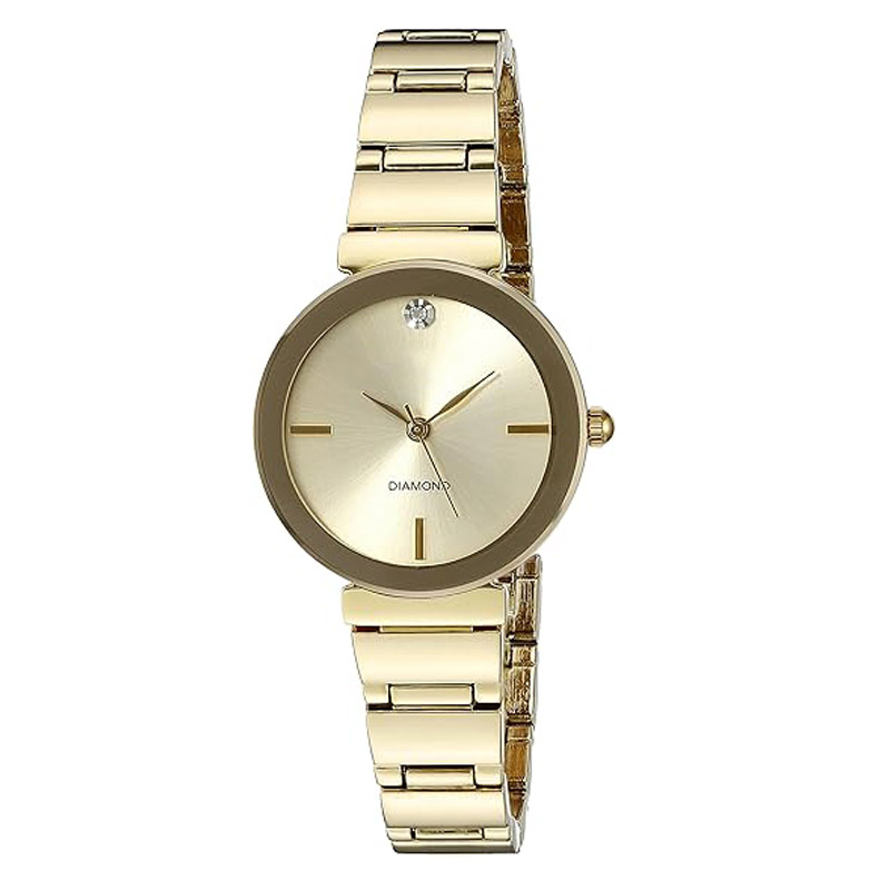 KINDWIN Women's genuine diamond dial bracelet watch