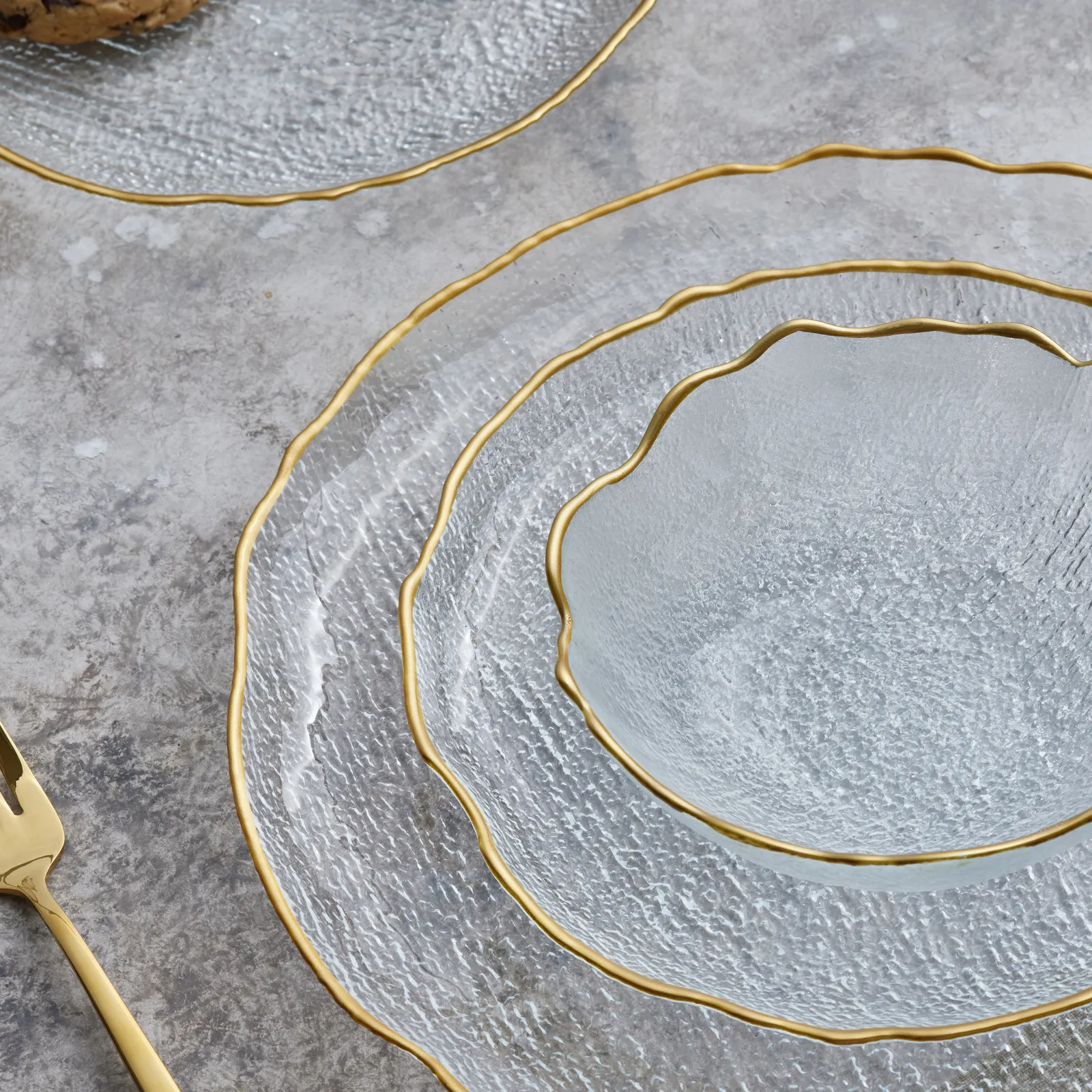 Service de table Karaca Milanda pour 4 personnes, 12 pièces, en verre