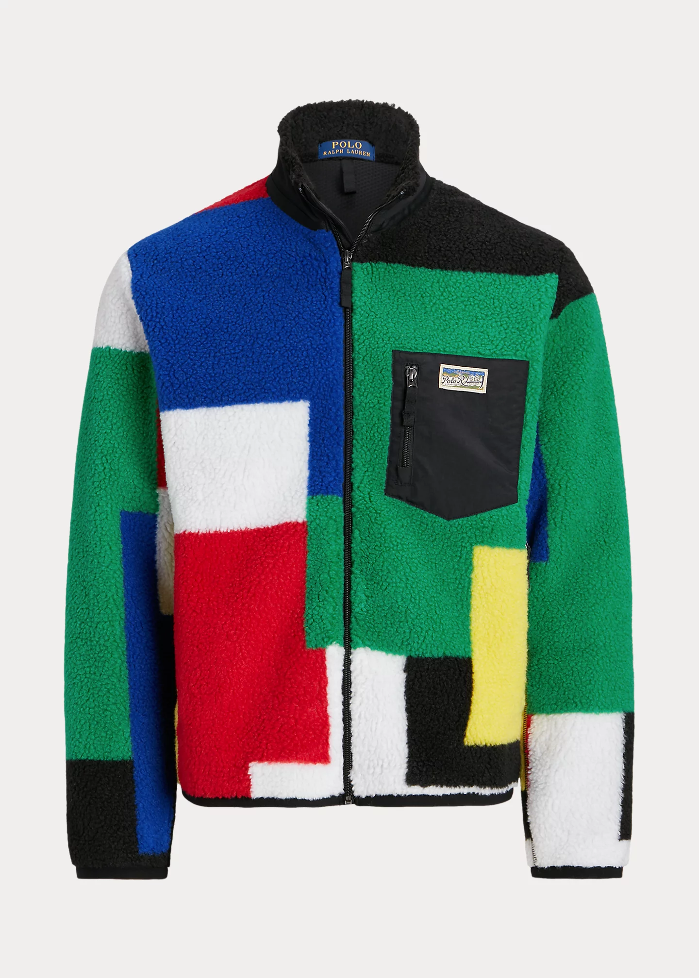 Color-Blocked Hybrid Jacket