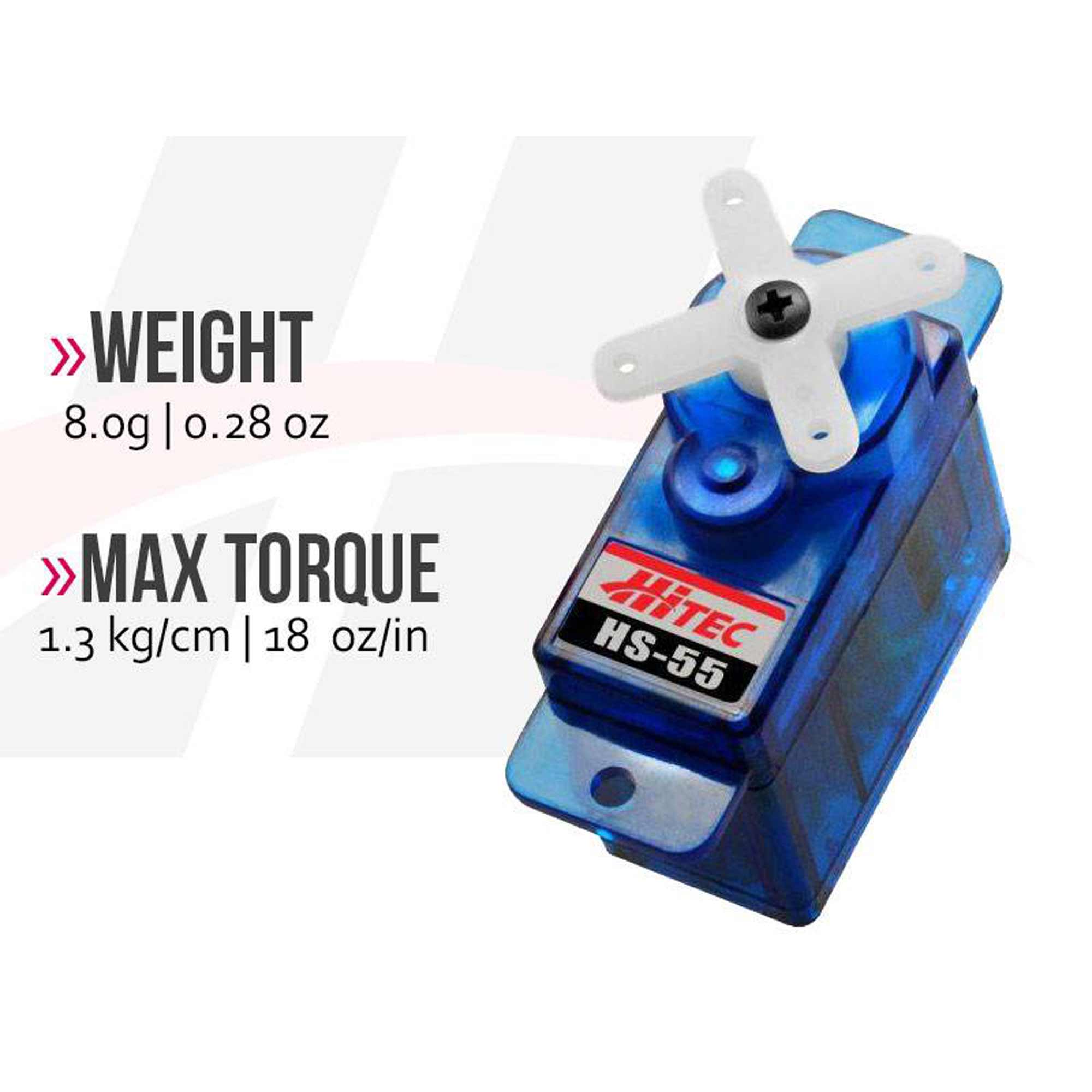 HS-55 Sub-Micro Analog Feather Servo