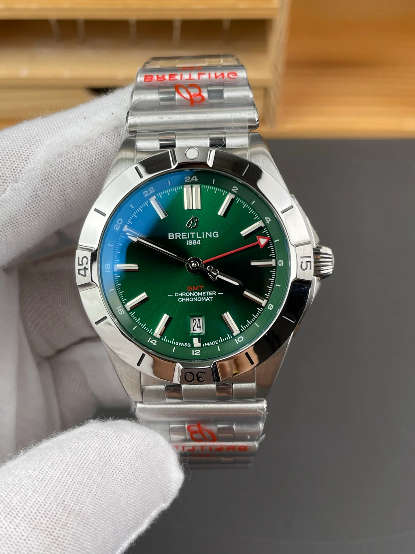 Breitling GMT Green Dial