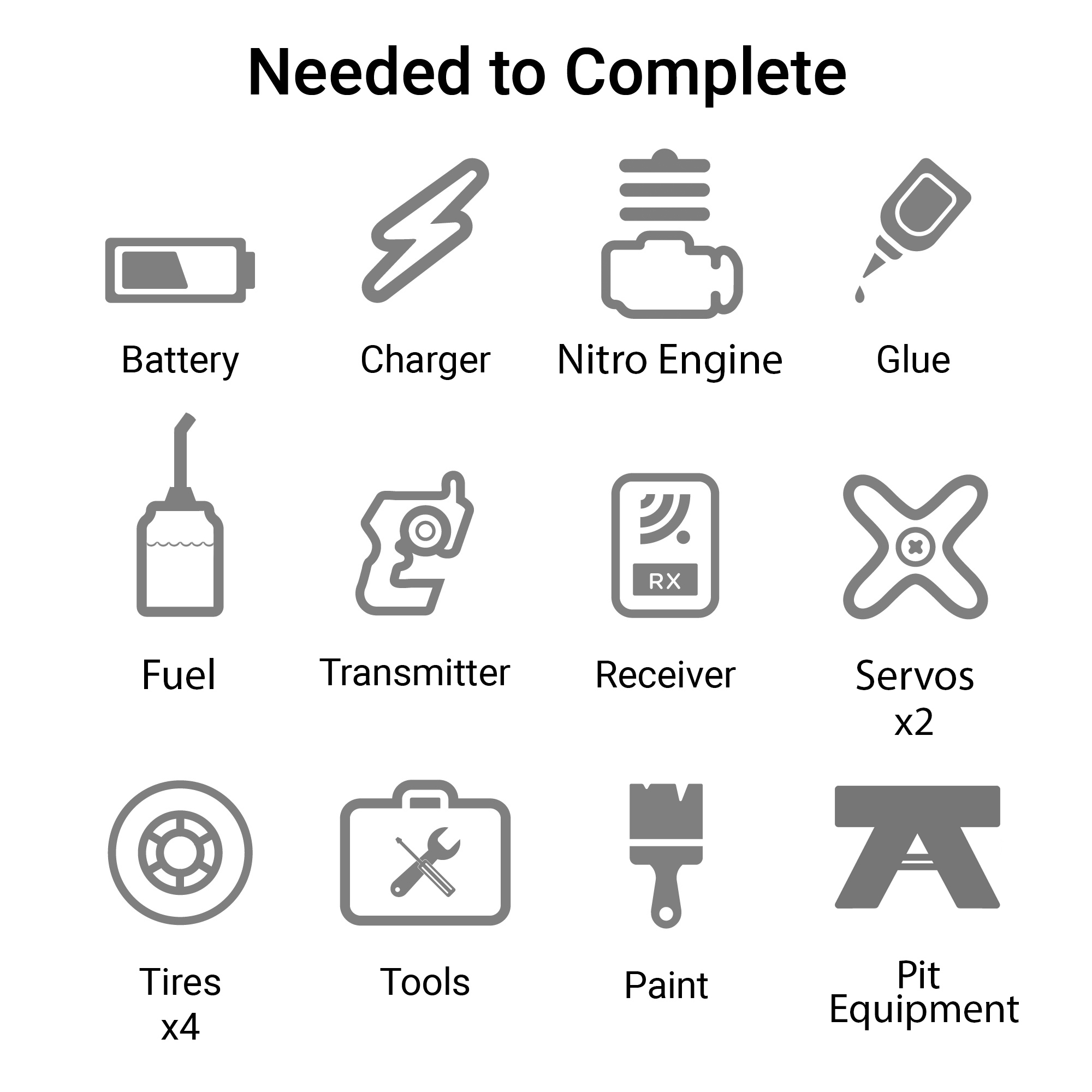 1/8 RC8B4 4x4 Nitro Buggy Team Kit