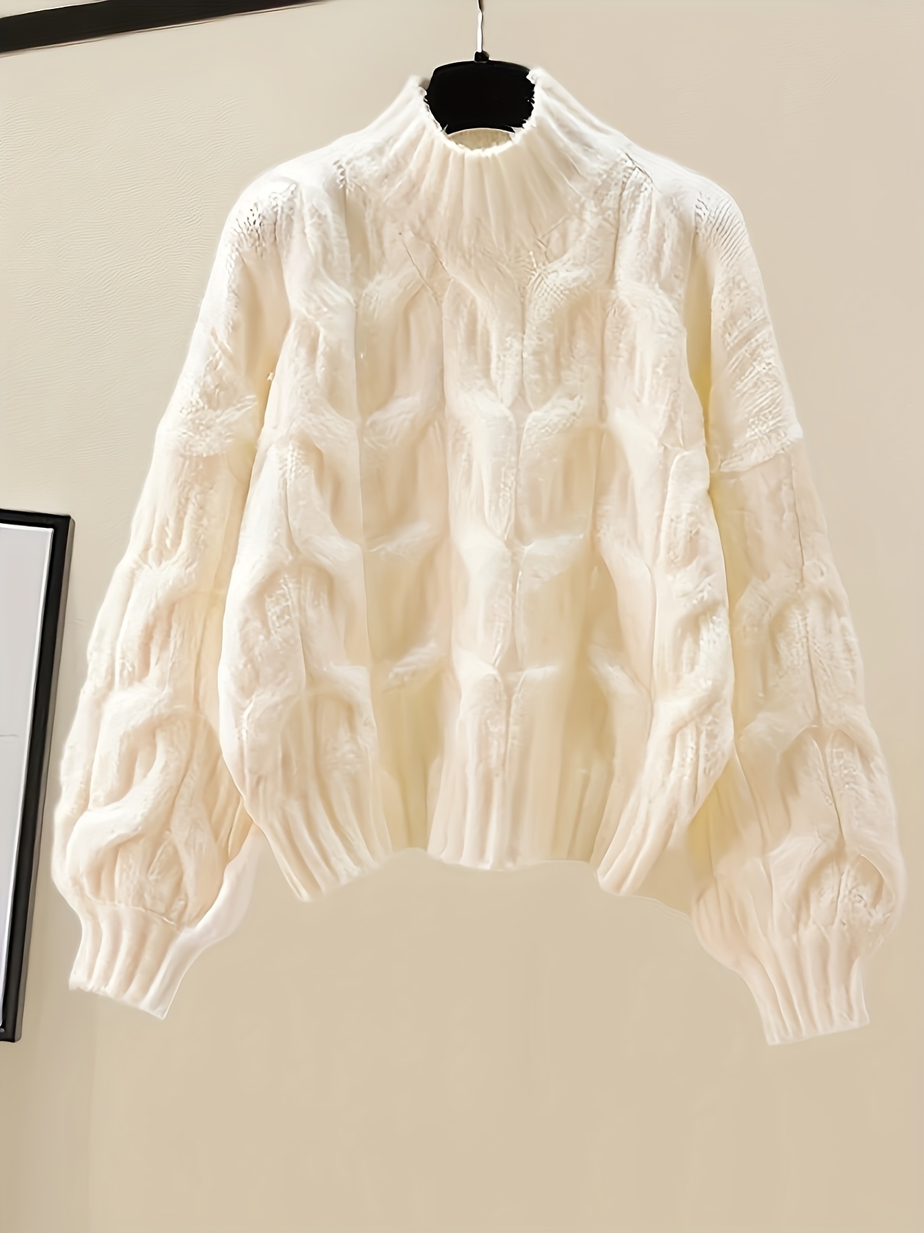 Women’s Knit Set, Polyester Round Neck Sweater and Skirt Combo