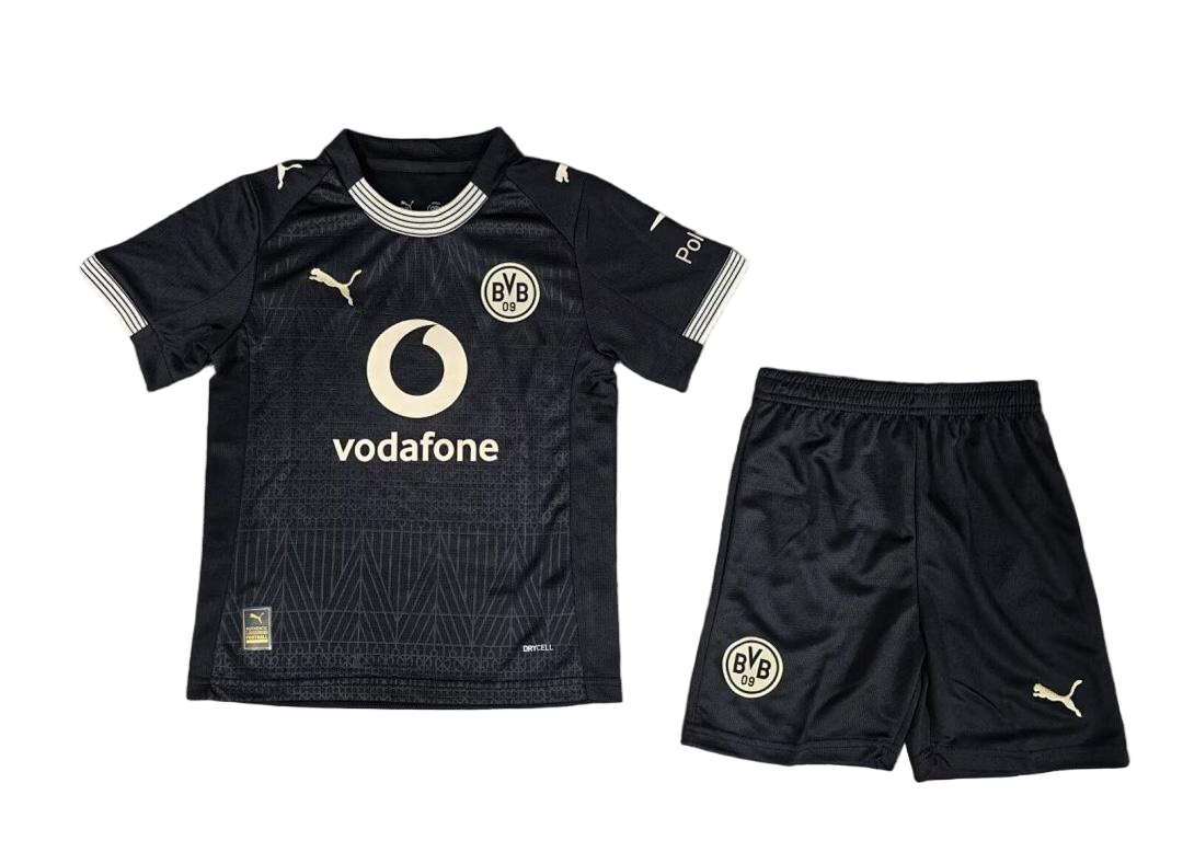 Borussia Dortmund Centenary Special Edition Kids Kit Jersey+Shorts 2026/27
