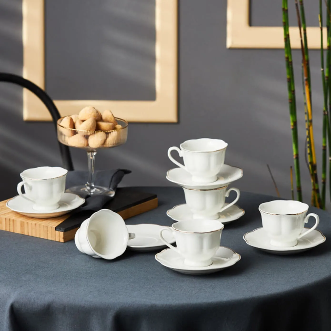 Coffret de tasses à café Karaca Cloche pour 6 personnes, 90 ml