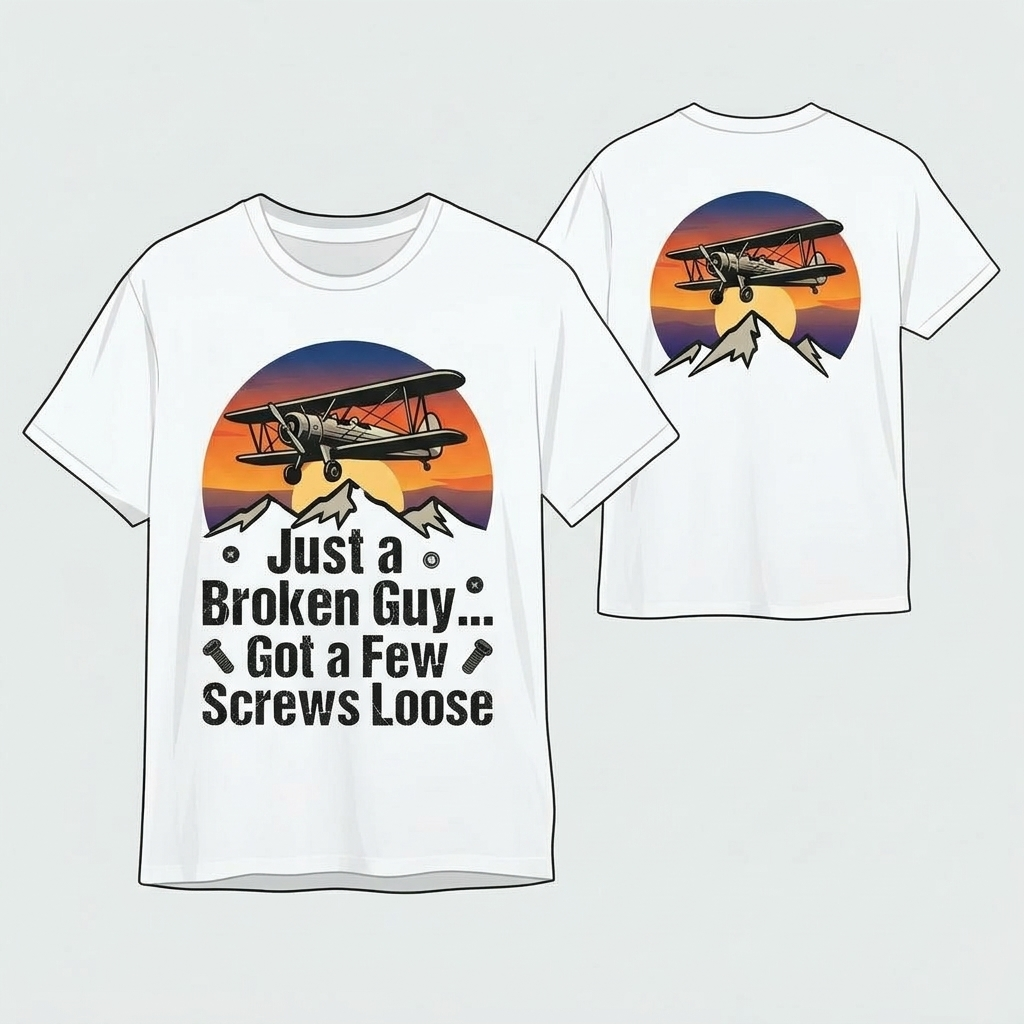 Unisex Loose Fit T-Shirt 100% Cotton Soft Comfortable Summer Casual Printed Top