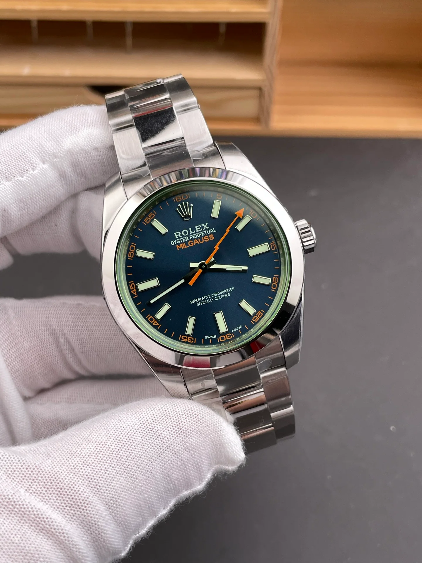 Milgauss Blue Dial