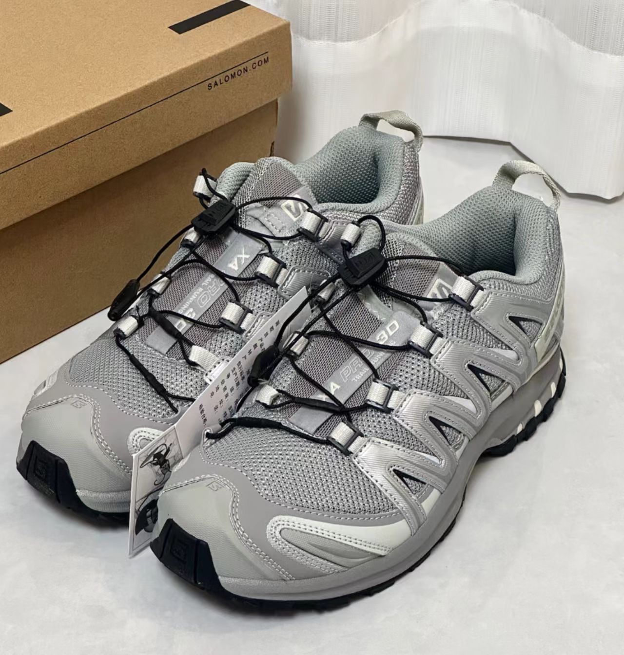 Salomon XA Pro 3D Grey Mesh Hiking Shoes