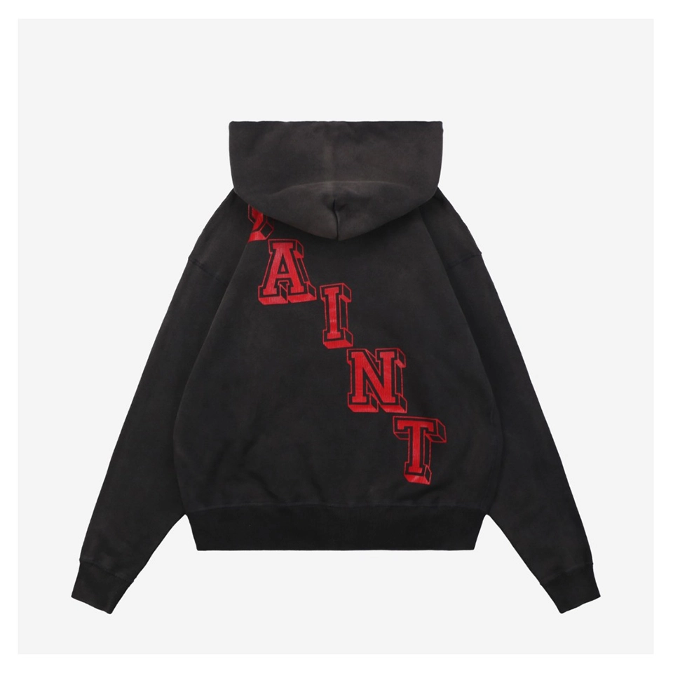 Saint Michael Angel Of Death Vintage Washed Hoodie