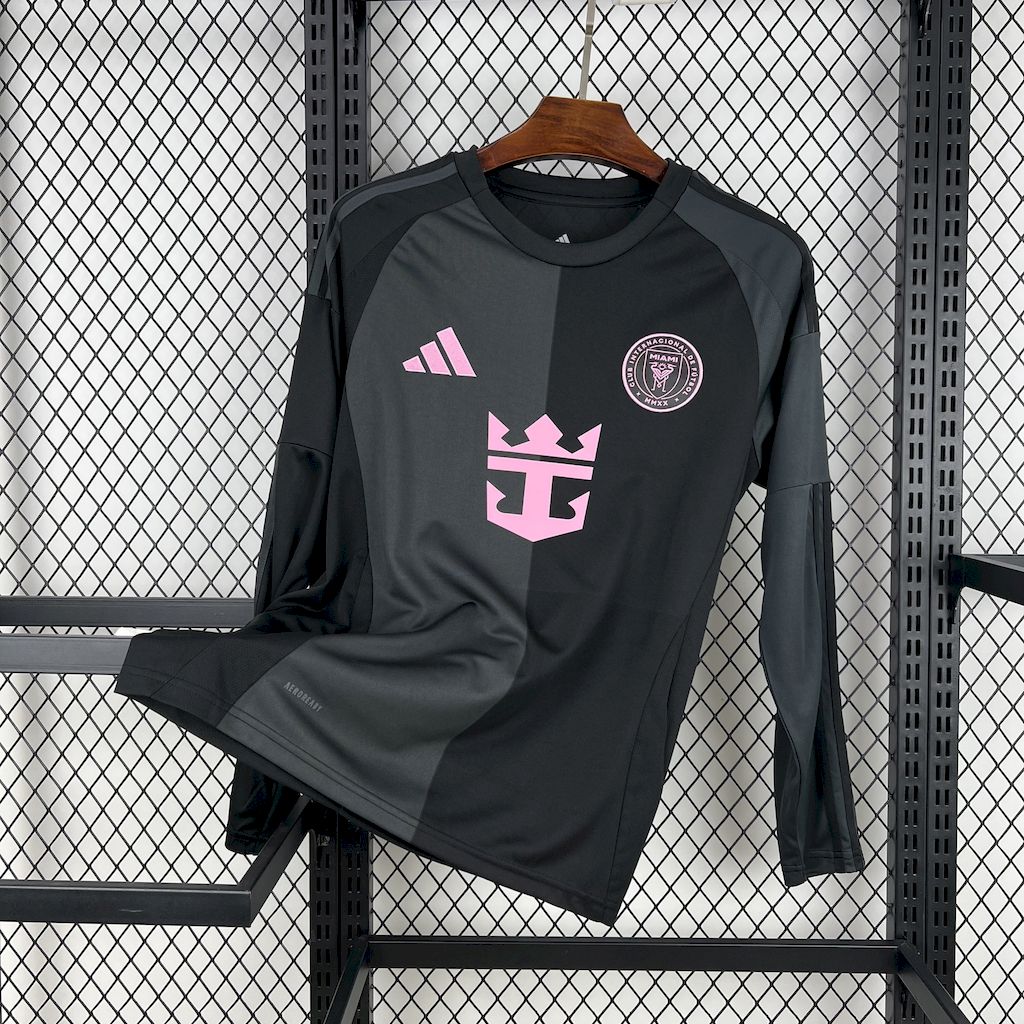 Inter Miami Soccer Jersey Away Long Sleeve Custom Shirt 2025