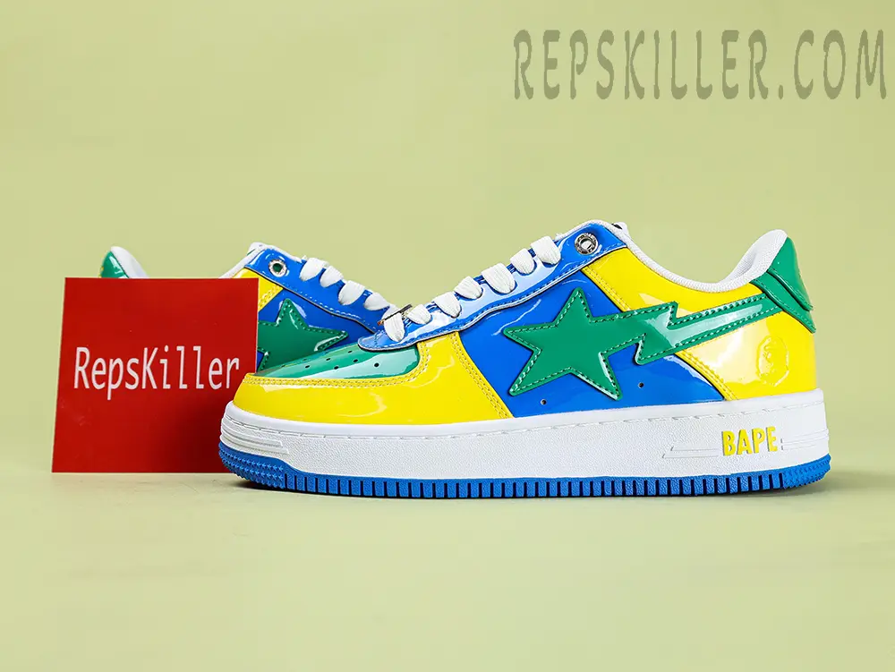 A BATHING APE BapeSta M1 'Brazil' Low Sneakers