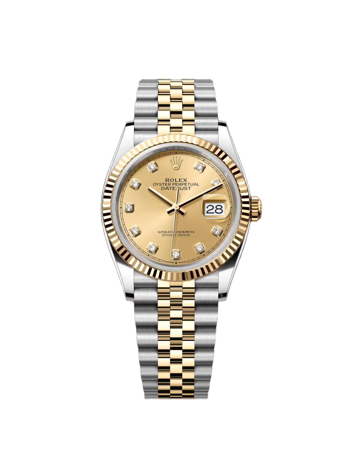 [2026 Mirror Grade]RLX  Datejust 36mm 126233 Champagne Dial Jubilee Bracelet Watch