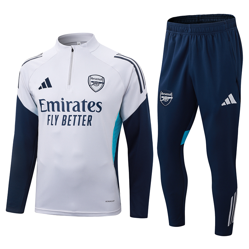 Arsenal Training Kit (Sweatshirt+Pants) Light Grey 2025/26