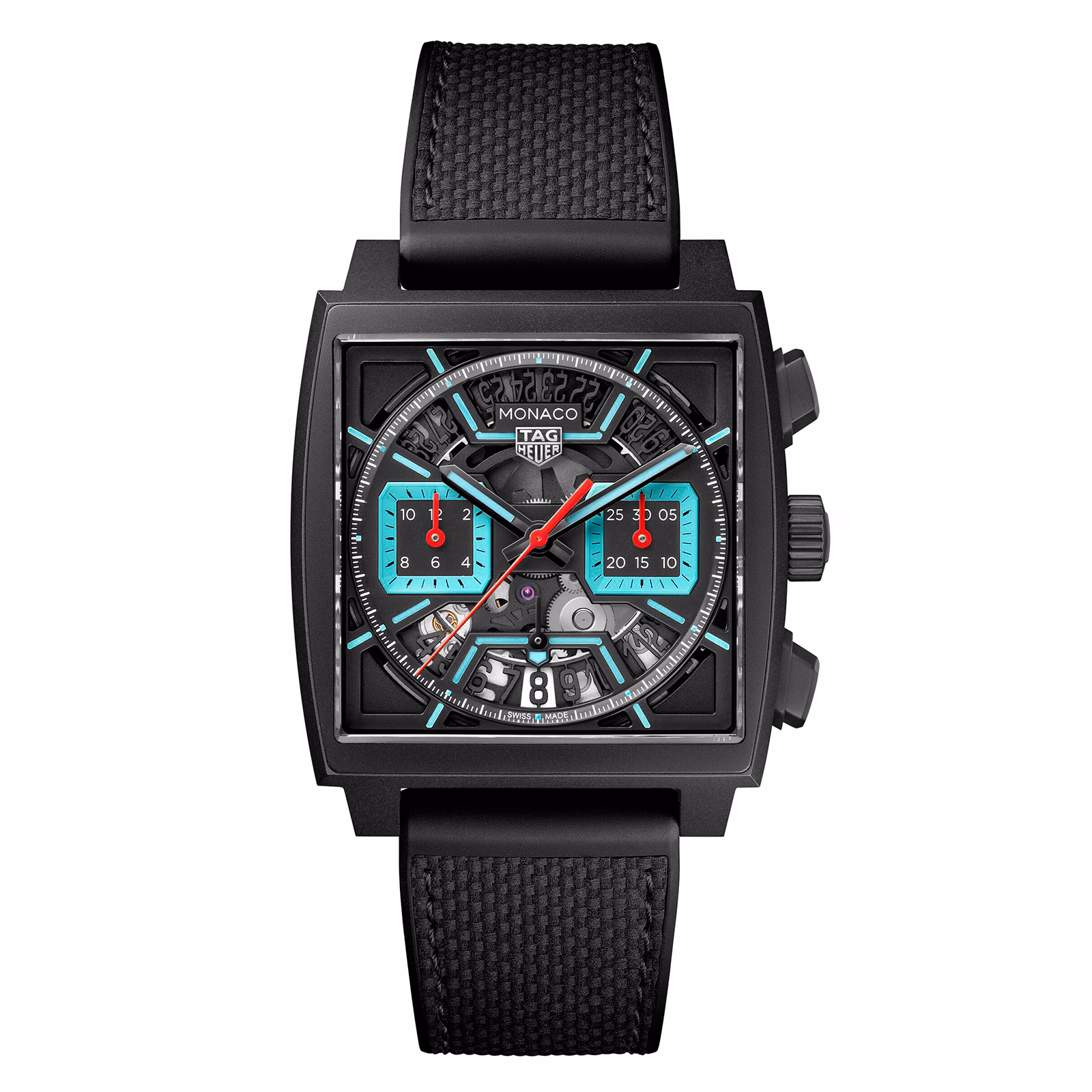 [2026 Mirror Grade]TAG Heuer Monaco Chronograph 39mm Mens Watch Titanium Turqouise CBL2184.FT6236