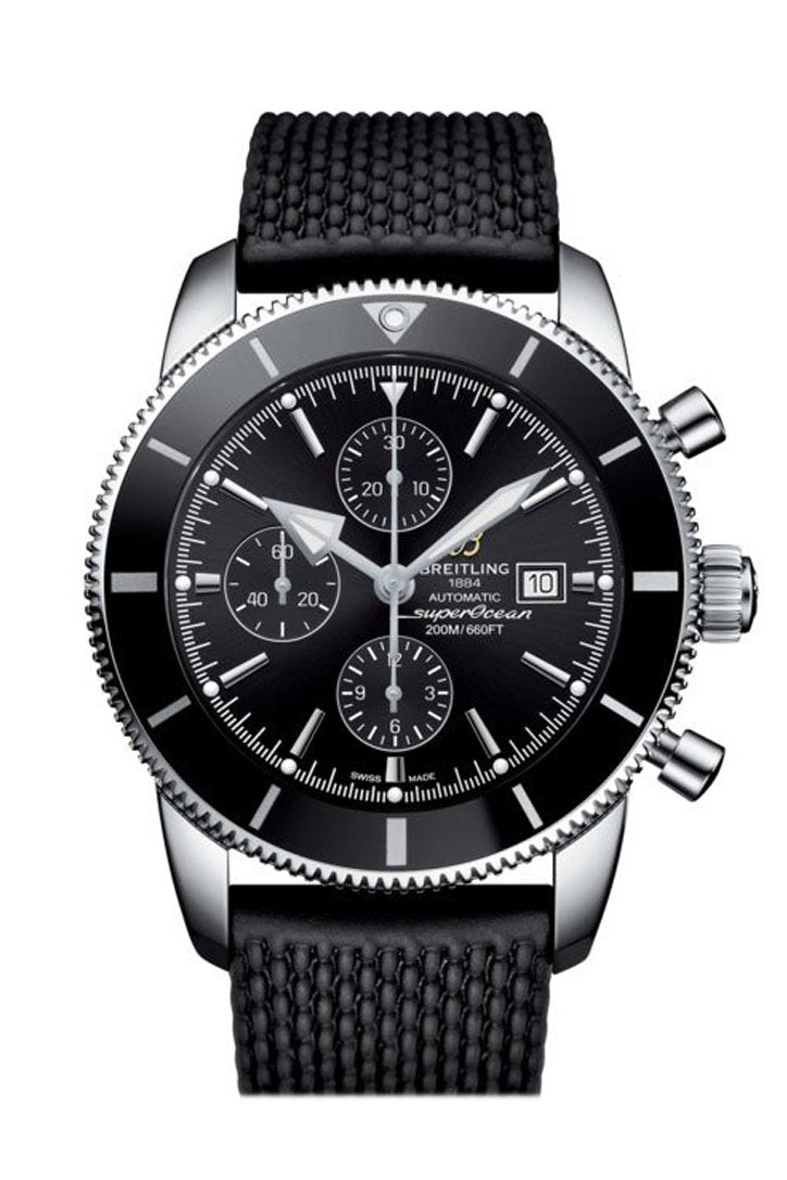 [2026 Mirror Grade]Breitling Superocean Heritage II chrono Black Rubber Deployment A1331212