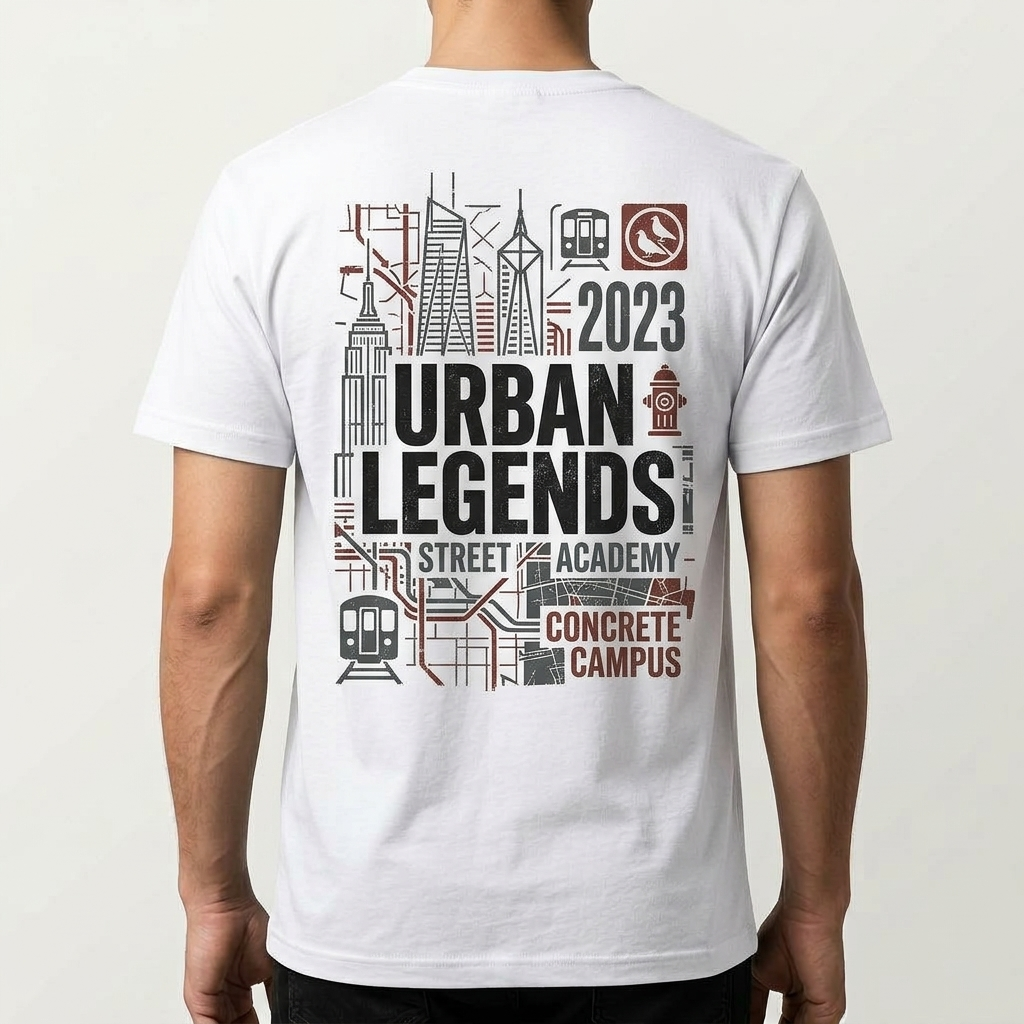 City Varsity Tee, Vintage Athletic Graphic T-Shirt, Unisex Streetwear Shirt CityTee2