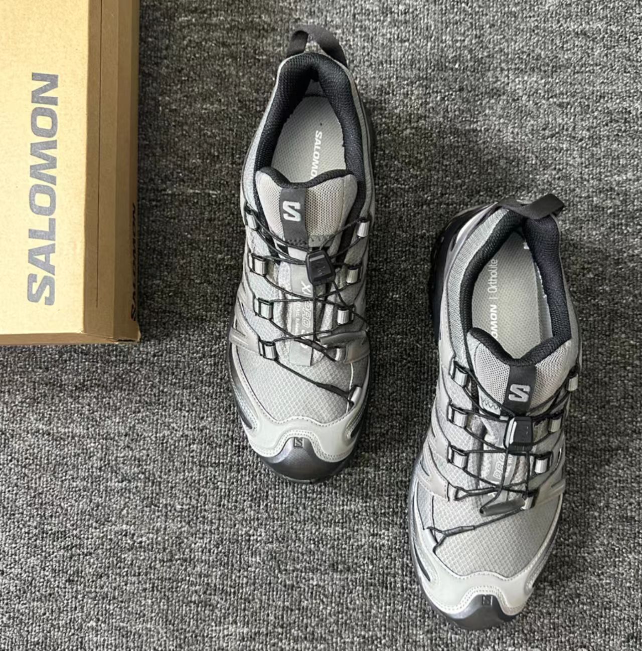 Salomon XA Pro 3D Grey Black Gore-Tex Mesh Hiking Shoes