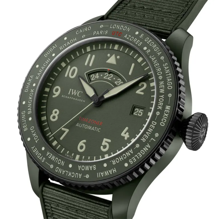 [2026 Mirror Grade]IWC Pilot's Watch Timezoner Woodland 46mm IW395601