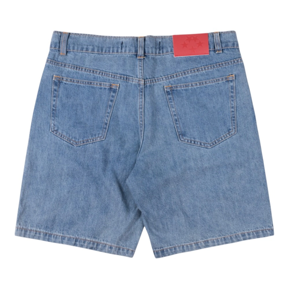 Sp5der 555555 5star Vintage Denim Shorts